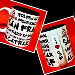 Vintage SNCO Coffee Mug San Francisco I Heart SF